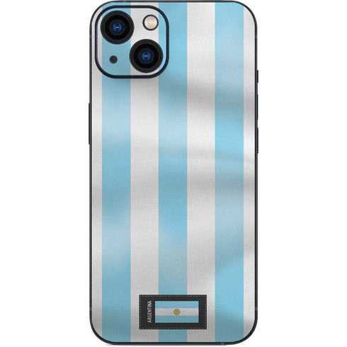 Argentina Soccer Flag iPhone 15 Skin